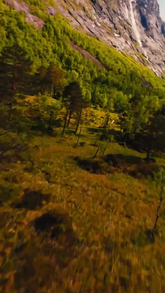 FPV waterfall clip poster